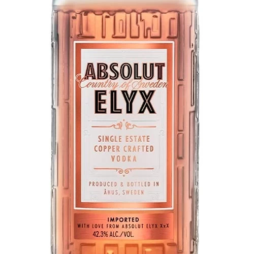 Absolut Elyx Single Estate Handcrafted Vodka (750mL) - Image 2
