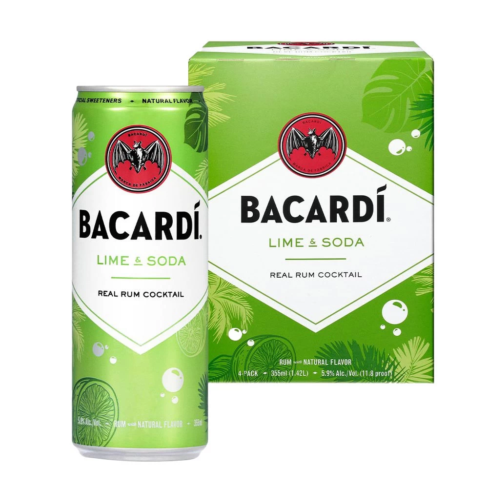 Bacardi Lime & Soda 4-Pack
