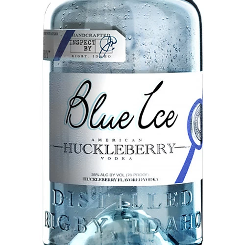 Blue Ice Huckleberry Vodka - Image 2