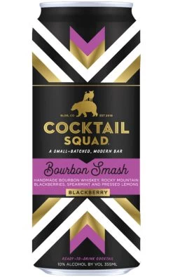 Cocktail Squad Bourbon Smash Blackberry 4-Pack