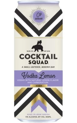 Cocktail Squad Vodka Lemon Soda 4-Pack