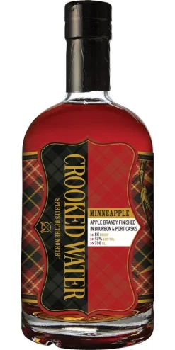 Crooked Water Minneapple Bourbon & Port Wine Casks Finish Apple Brandy