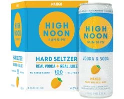 High Noon Mango Hard Seltzer 4-Pack