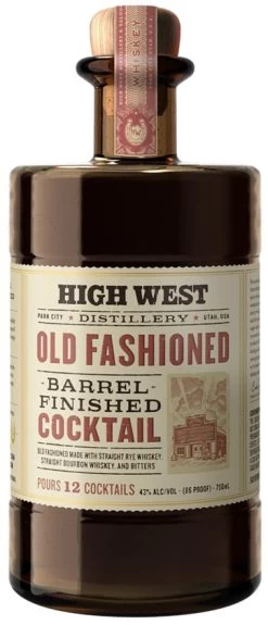 High West Old Fashioned Barrel Finished Cocktail