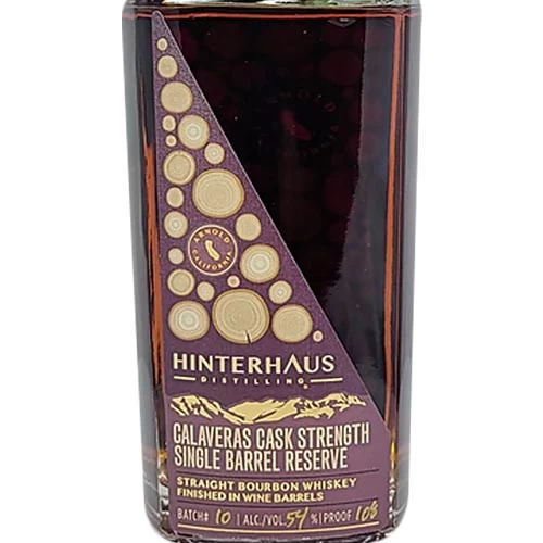 Hinterhaus Calaveras Cask Finish Bourbon Whiskey - Image 2