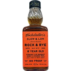 Hochstadter's Slow & Low Rock And Rye 8 Year Old Straight Rye Whiskey