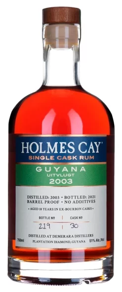 Holmes Cay Guyana Uitvlugt 2003 Single Cask Rum