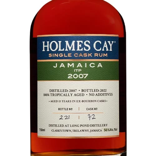 Holmes Cay Jamaica ITP 2007 Single Cask Rum - Image 2