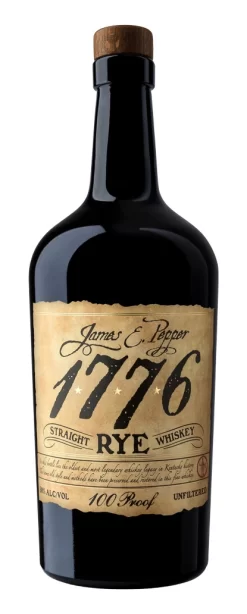 James E. Pepper 1776 100 Proof Straight Rye Whiskey