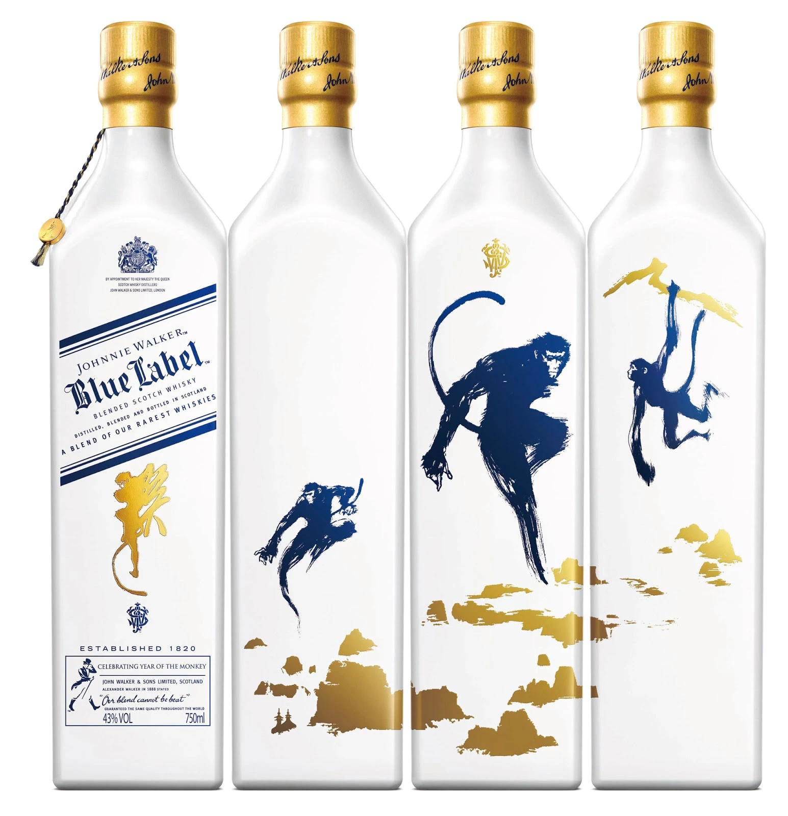 Johnnie Walker Blue Label Year Of The Monkey Scotch Whisky - Image 3