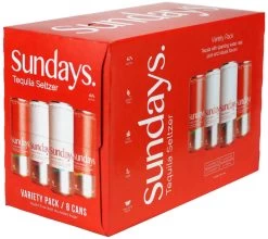 Los Sundays Tequila Seltzer Variety (8-Pack)