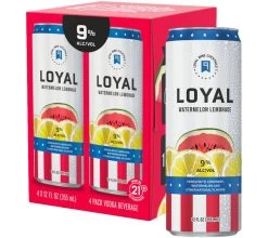 Loyal Nine Watermelon Lemonade Cocktail 4-Pack