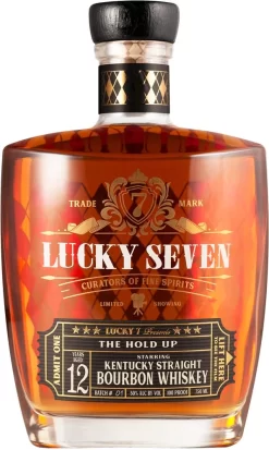Lucky Seven 'The Hold Up' 12 Year Old Kentucky Straight Bourbon Whiskey
