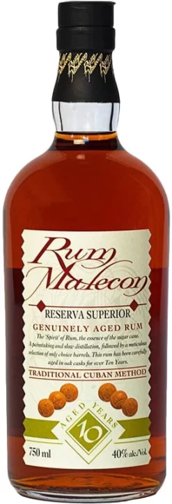 Malecon 10 Year Old Reserva Superior Rum