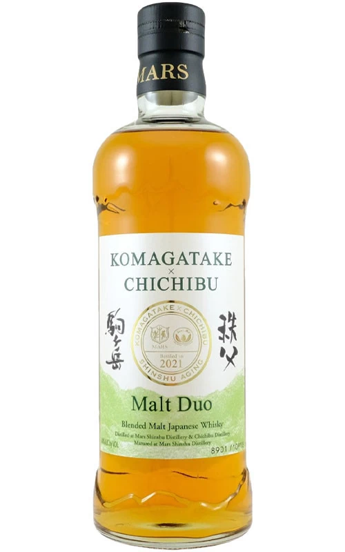Mars Malt Duo Komagatake X Chichibu 2021 Japanese Whisky
