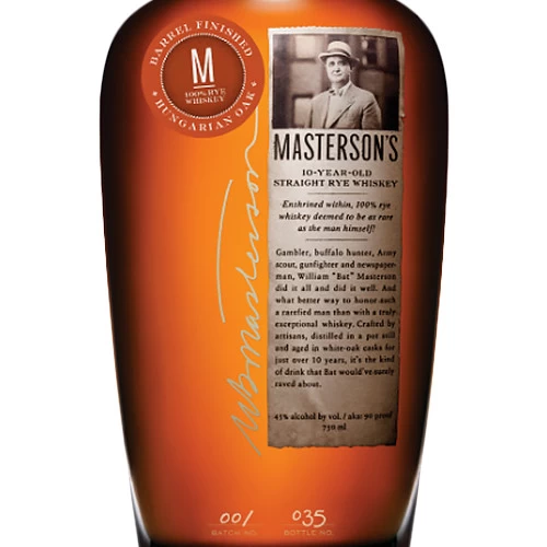 Masterson's 10 Year Old Hungarian Oak Straight Rye Whiskey - Image 2