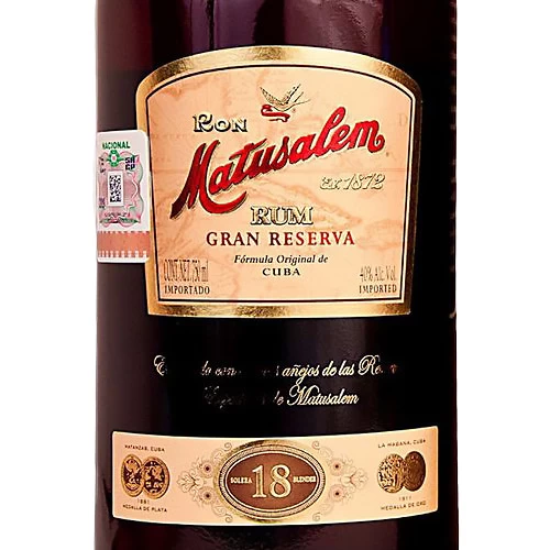 Matusalem 18 Year Old Gran Reserva Solera Rum - Image 2