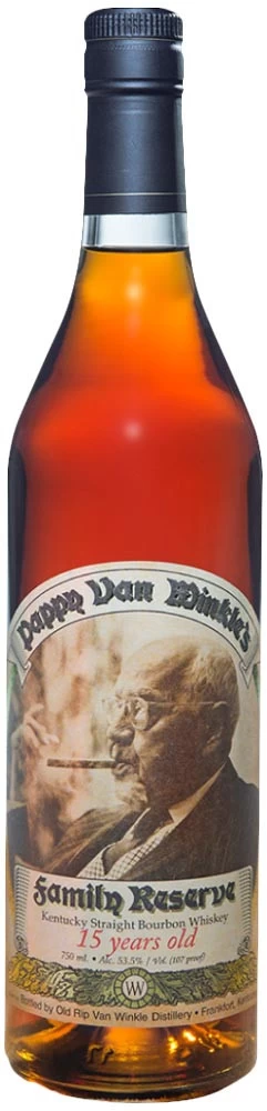 Pappy Van Winkle Family Reserve 15 Year Old Bourbon Whiskey