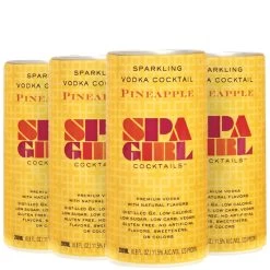 Spa Girl Sparkling Pineaple Vodka Cocktail (4-Pack)