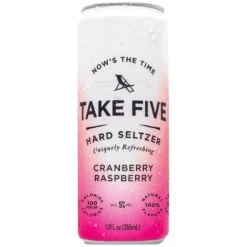 TAKE FIVE Cranberry Raspberry Hard Seltzer 6-Pack
