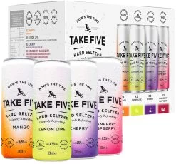 TAKE FIVE Hard Seltzer Variety 12-Pack