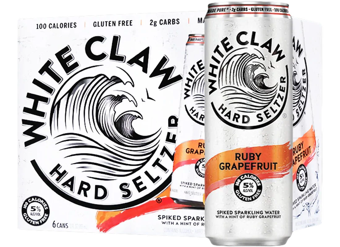 White Claw Ruby Grapefruit Hard Seltzer 6-Pack